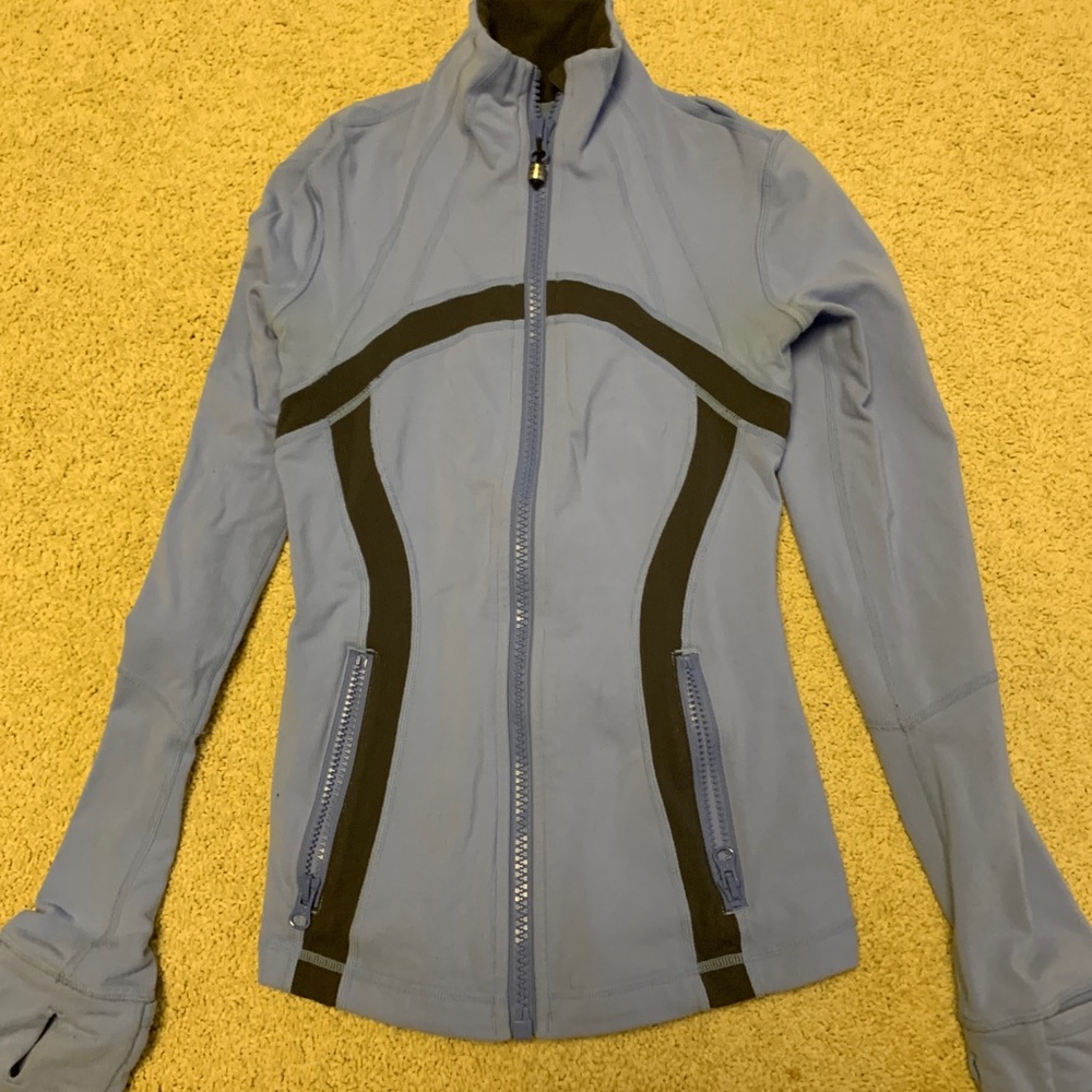 Light Blue Original Lulu Lemon Zip up - Picture 2 of 2
